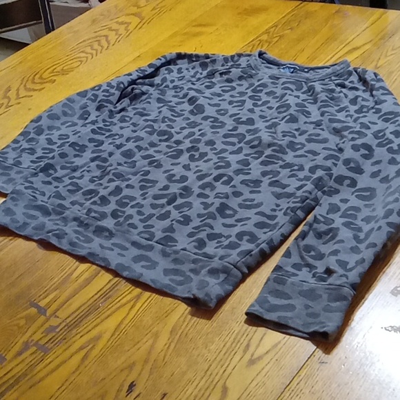 FRENCH CONNECTION Women Sweat Shirt Top Used Preowned Small GRAY GREY - Picture 2 of 6